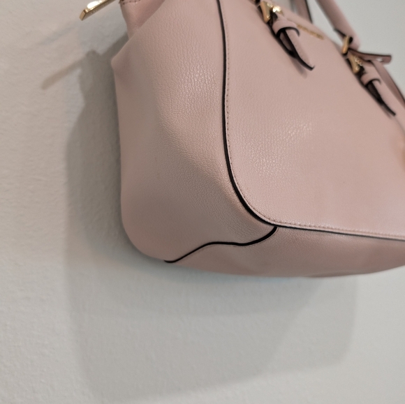 Michael Kors Charlotte Pink Saffiano Leather Purse Handbag - Picture 2 of 11